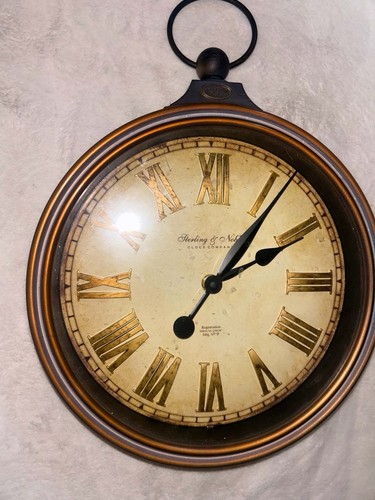Sterling noble wall clock - &,