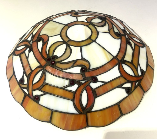 Round tiffany style design - tiffany,