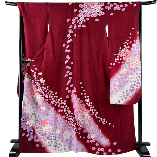 Vintage japanese silk - japanese, furisode