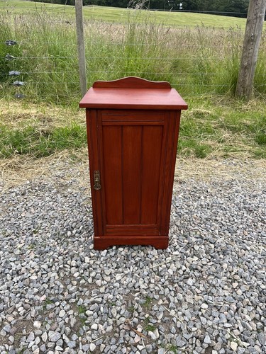 Edwardian bedside cabinet - edwardian,