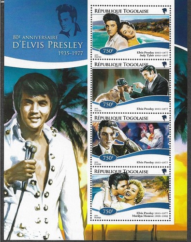 Elvis presley stamp sheet - elvis,