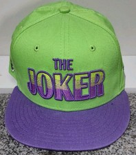 DC Comics New Era Joker SnapBack Baseball Cap Hat Green 9Fifty
