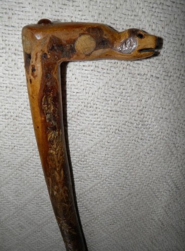 Antique rustic walking - antique, stick