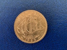 1965 ENGLISH HALF PENNY-NO