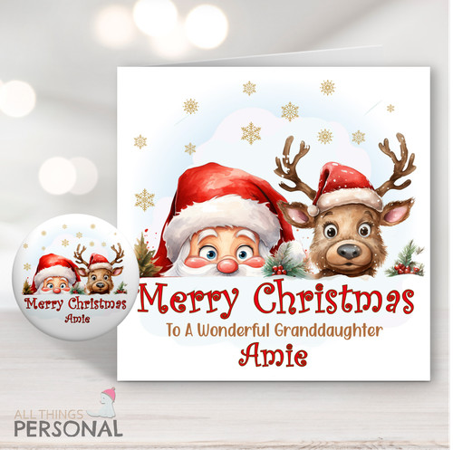 Christmas card personalised - christmas,