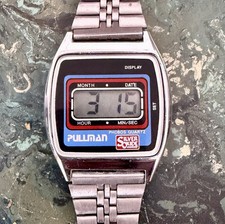 Vintage Pullman LCD Digital Watch, all working great.