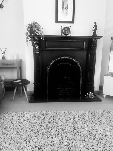 Reproduction cast iron fire
