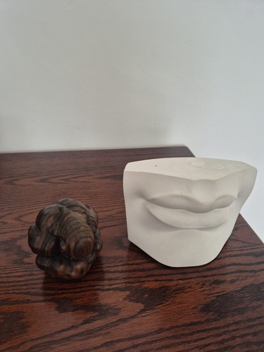 Artist plaster cast - cast, mouth