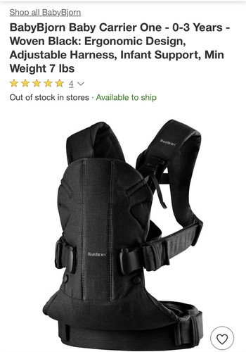 Babybjorn baby bjorn carrier - bjorn,