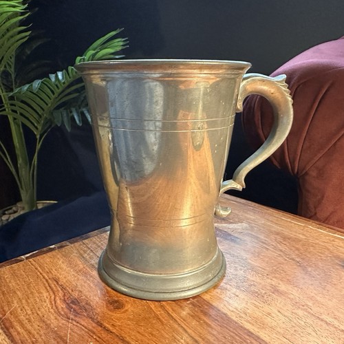 Vintage english pewter tankard - vintage,