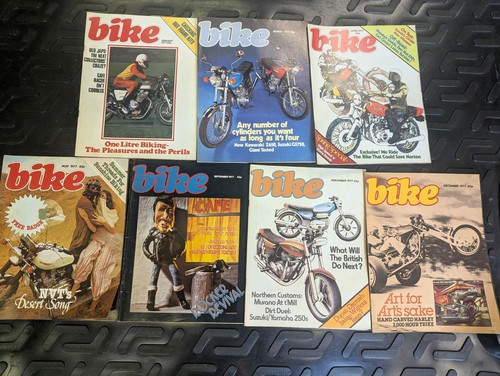 Bike magazine 1977 job lot - magazine, of