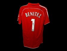 Rafael Benitez Liverpool 2005/06 Signed Football Shirt COA