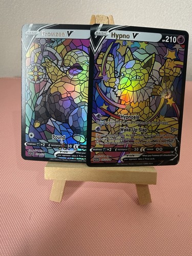 Drowzee hypno stained glass - drowzee, &