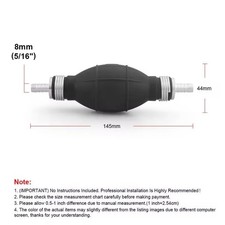 Bulb Hand Pump Fuel Primer