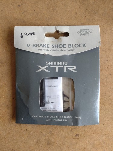Nos shimano xtr brake shoe - shimano, v-brake