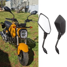 10MM Black Motorcycle Rearview