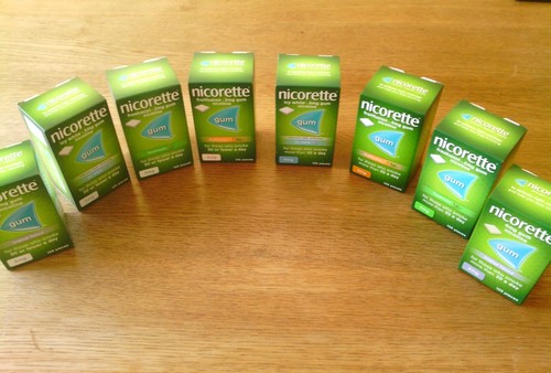 Nicorette chewing gum 105 - nicorette, x