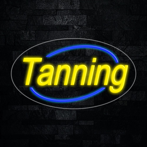 Tanning led neon sign x - tanning,