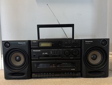 Panasonic RX-DT610 Portable Tape Radio & CD System Vintage1990's Boom Box Tested