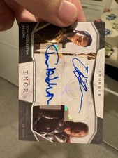 Finding Card Marvel Tom Hiddleston And Chris Hemsworth Autograph Card /5
