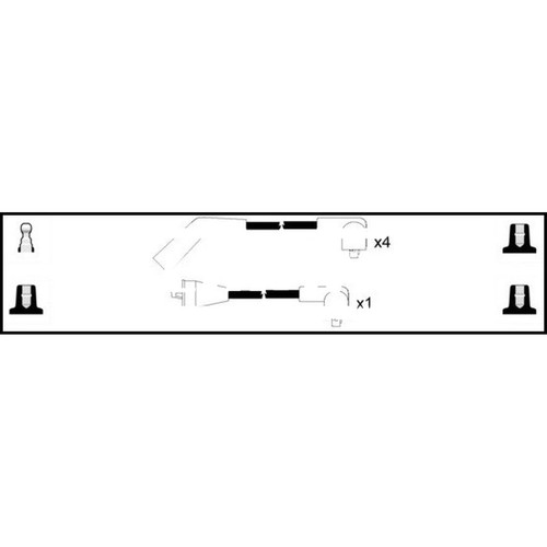 Leads ignition cables kit - ignition,