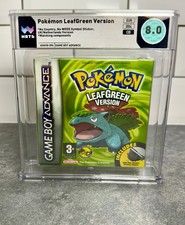 Pokemon Leaf Green WATA 8.0