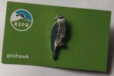 Rspb Pin Badge Of A Goshawk