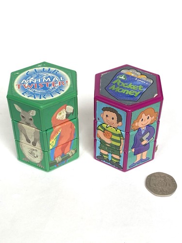 Vintage twister puzzle - 3d,