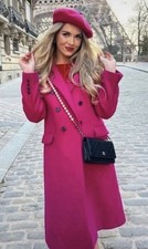 Zara Fuchsia coat Size XL no