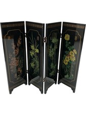 Japanese Imitation Small Folding Screen Decorative Art Floral Design