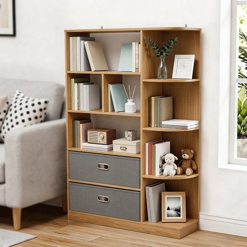 Chic freestanding bookcase - freestanding, in