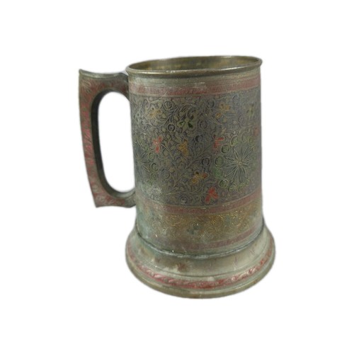 India brass hand - india, etched