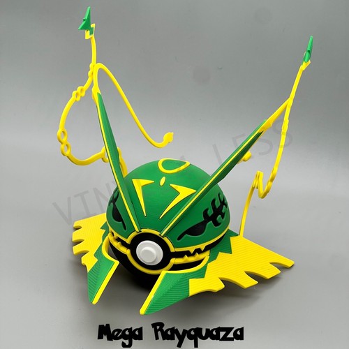 Mega rayquaza 0384 pokeball - rayquaza,