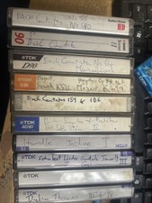 Bundle 20 Home Recorded Cassette Tapes TDK BASF C90  Original Boxes