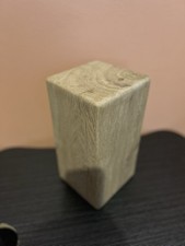 Solid Oak Blocks Plained And Sanded Smooth Finished With Rounded Edges.