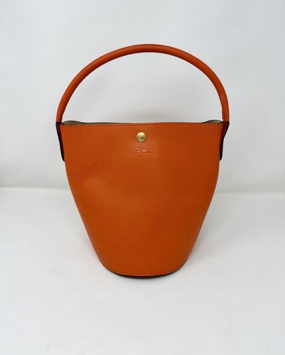 Longchamp orange leather - longchamp,