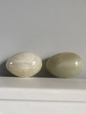 Two Onyx Marble Eggs