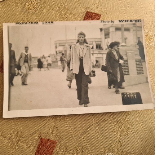 Wrate photo postcard skegness - ,