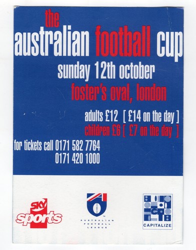 Afl flyer australian football - flyer:,