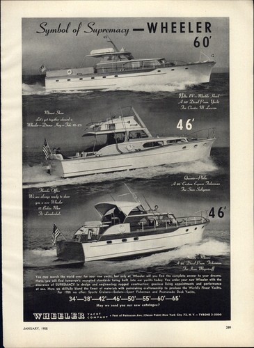 1955 paper wheeler yacht - paper,