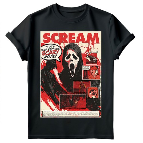 Ghost face scream - face,