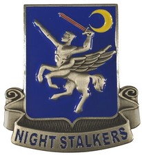 US Army 160th SOAR "Death Waits in the Dark" Commemorative Challenge Coin 168