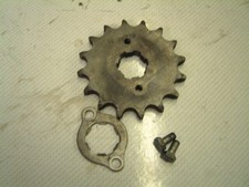 HONDA CB500T CB450  - ENGINE SPROCKET & LOCKING WASHER & BOLTS - 16T - E278