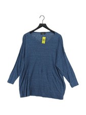 Eskandar Women's Top Blue 100%