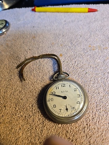 Vintage pocket watch bull - vintage,