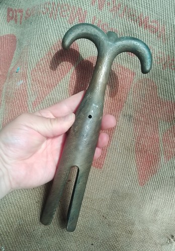 Antique bronze double boat - bronze,