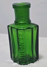 rare Antique 9cm Green glass