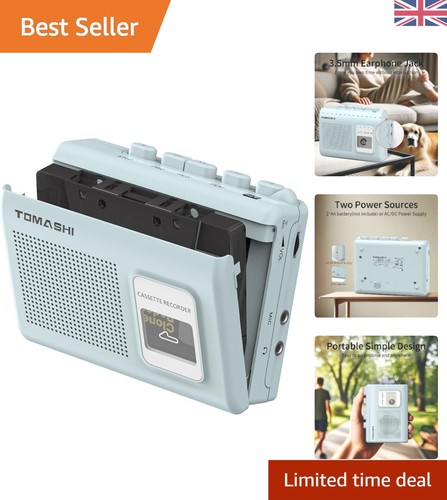 Classic blue portable cassette - classic,