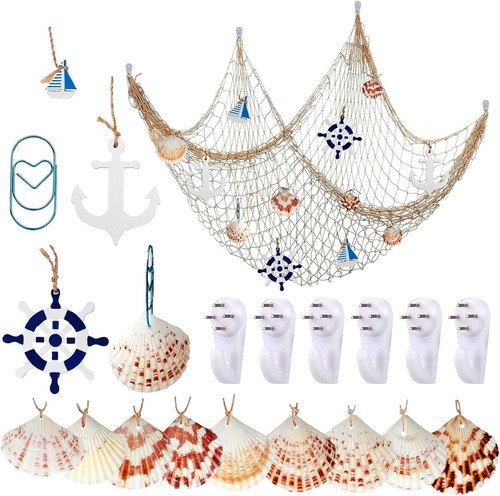 Nautical decorative fishing - nautical,