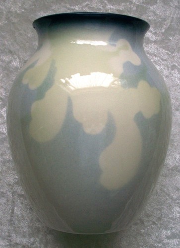 Poole pottery vase clouds - pottery,